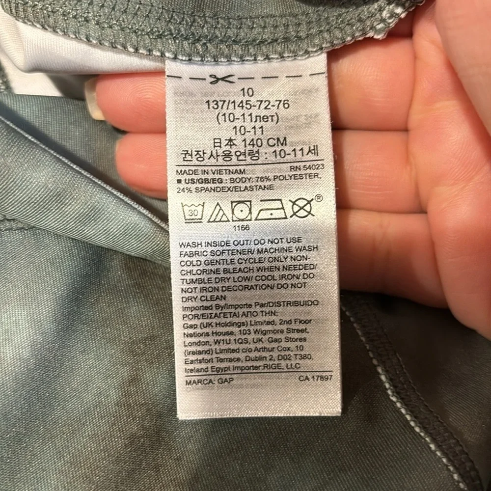 GAP Teen leggings with pockets in green